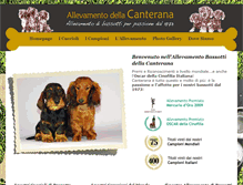 Tablet Screenshot of canterana.it